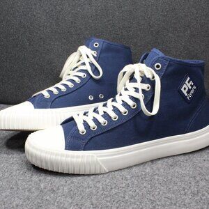 PF Flyers Center Hi High Top Sneakers, Diamond Logo, Blue White, Men's Size 12.5